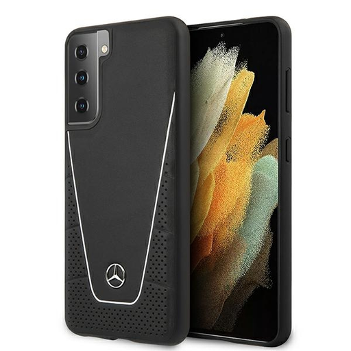 Samsung Galaxy S21 Plus tok Mercedes MEHCS21MCLSSI fekete kemény tok Dynamic Line