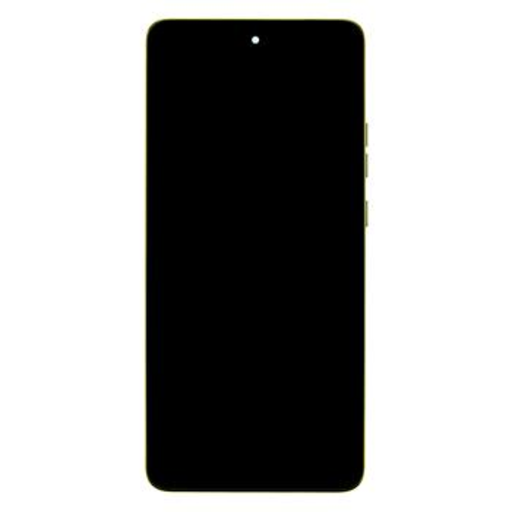 Motorola G86 LCD Kijelző + Érintőegység + Előlap Zöld (Golden Cypress) (Service Pack)