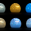 Asalite LED Éjjeli Lámpa Csillagos Gömb 1W - 2. kép