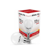 Asalite LED Izzó G45 mini gömb E14 6W 3000K (510 lumen)