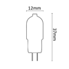 Asalite LED Izzó G4 12V 1,5W 3000K (110 lumen) - 1. kép