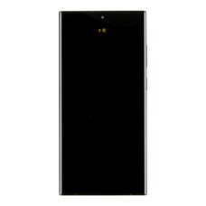 LCD kijelző + Érintőpanel + Előlap Samsung S918 Galaxy S23 Ultra Grafit/Piros (Szervizcsomag)