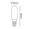Asalite Páraelszívó Izzó E14 40W 2800K (350 lumen) - 1. kép