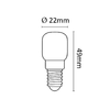 Asalite Sütő Izzó T25 E14 15W 2800K (80 lumen) - 1. kép