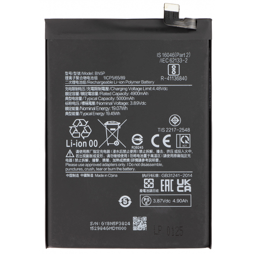 BN5P akkumulátor Xiaomi Redmi Note 13 5G-hez, Utángyártott