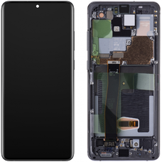 Samsung Galaxy S20 Ultra 5G G988 / S20 Ultra G988 LCD kijelzőmodul, fekete