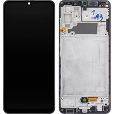 LCD Kijelzőmodul Samsung Galaxy A32 A325-hez, Fekete