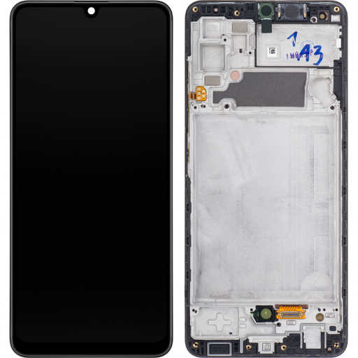 LCD Kijelzőmodul Samsung Galaxy A32 A325-hez, Fekete