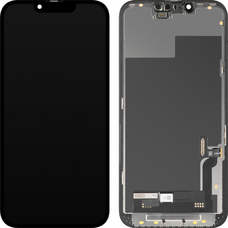 LCD kijelző modul MP Apple iPhone 13-hoz, Soft OLED FHD Diagnosztikai Verzió, Utángyártott, Fekete