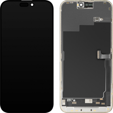 Kijelzőmodul MP Apple iPhone 15 Pro Max készülékhez, Soft OLED FHD 120Hz IC Mozgatható Verzió, Utángyártott, Fekete