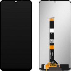 LCD kijelzőmodul MP Realme C51 / C53 / Narzo N53 / Note 50, keret nélkül, utángyártott, fekete