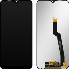 LCD kijelzőmodul MP Samsung Galaxy A10 A105-hez, keret nélkül, utángyártott, fekete