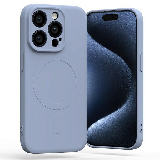 iPhone 15 Pro tok Mercury MagSafe Semi-Szilikon levendula