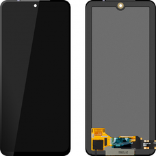 LCD kijelző modul MP Xiaomi Poco M4 Pro / Redmi Note 11 / Note 11S / Note 12S készülékhez, keret nélkül, utángyártott, fekete