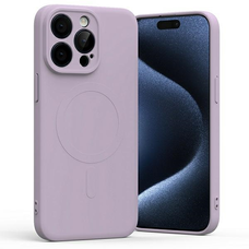 iPhone 15 Pro Max Mercury MagSafe Semi-Silicone lila tok