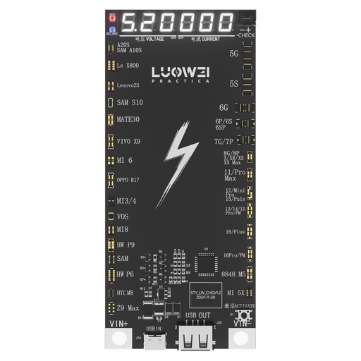 Akkumulátor Aktiváló Tábla Luowei LW-B03 Apple iPhone / Android Sorozathoz
