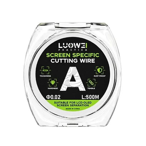 Luowei képernyőelválasztó vágóhuzal, 0.02mm, 500m