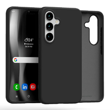 Samsung Galaxy S25 Plus tok Mercury Silicone fekete tok