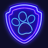 Paw OW-130246 Függeszthető neon LED Mancs Őrjárat plexin - 0. kép