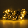 Solar Garland 5,5m +10 LED izzó filament arany E12 G40 IP44 - 0. kép