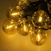 Solar Garland 5,5m +10 LED izzó filament arany E12 G40 IP44 - 2. kép