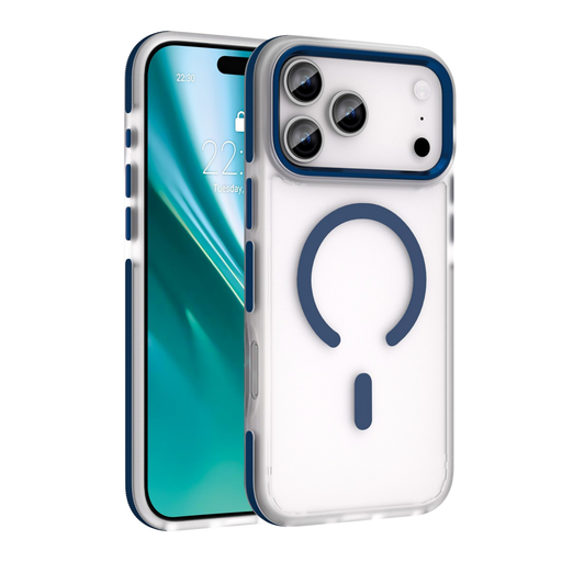 iPhone 17 Pro Etteri Icy Mag tok kék tok