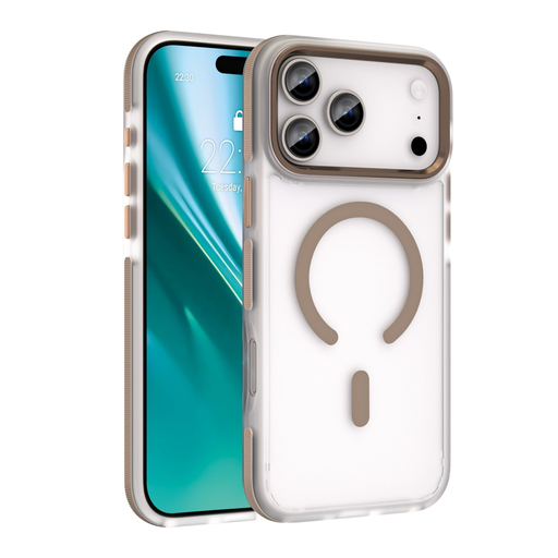 iPhone 17 Pro Max Etteri Icy Mag tok arany tok