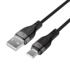  USB to Type-C 1,2 m Acefast Data Cable (C11-04) Mágneses Feltekerhető, Gyors Töltés, Állítható Hosszúság, 3A - Fekete - 0. kép
