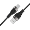  USB to Type-C 1,2 m Acefast Data Cable (C11-04) Mágneses Feltekerhető, Gyors Töltés, Állítható Hosszúság, 3A - Fekete - 2. kép