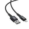  USB to Lightning 2.4A Fekete Acefast Data Cable (C4-02) - Gyors Töltés, Alumínium Ötvözet, 1.8m - 1. kép