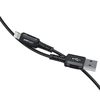  USB to Lightning 2.4A Fekete Acefast Data Cable (C4-02) - Gyors Töltés, Alumínium Ötvözet, 1.8m - 3. kép