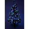 HOME KIX80LED LED-es műfenyő, 80 cm, optikai szálas, folyamatos színváltás, műanyag talp, hálózati tápellátás, beltéri kivitel - 4. kép