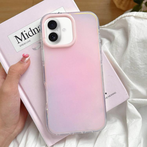iPhone 17 kamerakeretes, vibráló zselés színű TPU + IMD tok (rózsaszín) Alphajack iPhone 17 kamerakeretes, vibráló zselés színű TPU + IMD tok (rózsaszín) Alphajack
