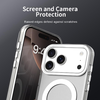 iPhone 17 Pro MagSafe hibrid TPU + PC tok fehér Alphajack CandyMag - 1. kép