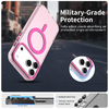 iPhone 17 Pro Max MagSafe hibrid TPU + PC tok rózsaszín Alphajack CandyMag - 0. kép