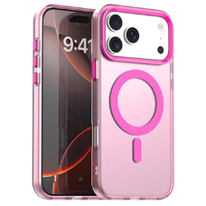 iPhone 17 Pro Max MagSafe hibrid TPU + PC tok rózsaszín Alphajack CandyMag