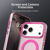iPhone 17 Pro Max MagSafe hibrid TPU + PC tok rózsaszín Alphajack CandyMag - 2. kép