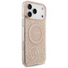 iPhone 17 Pro Max Guess IML Flowers Electro Pearl Pántos MagSafe tok Pink tok - 2. kép