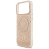 iPhone 17 Pro Max Guess IML Flowers Electro Pearl Pántos MagSafe tok Pink tok - 4. kép