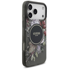 iPhone 17 Pro Max Guess IML Flowers Pearl Strap MagSafe fekete tok - 2. kép