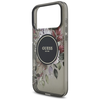 iPhone 17 Pro Max Guess IML Flowers Pearl Strap MagSafe fekete tok - 4. kép