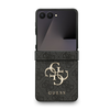 Guess PU 4G Metal Logo tok Samsung Galaxy Z Flip 7 szürke - 0. kép