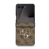 Guess PU 4G Metal Logo tok Samsung Galaxy Z Flip 7 barna - 0. kép