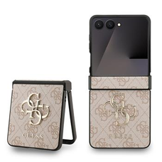 Guess PU 4G Metal Logo Samsung Galaxy Z Flip 7 tok Pink