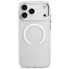 iPhone 17 Pro Max Guess Metal Outline MagSafe tok ezüst - 1. kép