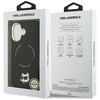 iPhone 17 Karl Lagerfeld Choupette Pin MagSafe tok Fekete - 2. kép