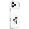 iPhone 17 Pro Max Karl Lagerfeld IML Aquarelle Karl & Choupette & Logo MagSafe fehér tok - 2. kép