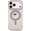 iPhone 17 Pro Max Karl Lagerfeld IML Choupette MagSafe rózsaszín tok - 1. kép