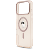 iPhone 17 Pro Max Karl Lagerfeld IML Choupette MagSafe rózsaszín tok - 4. kép