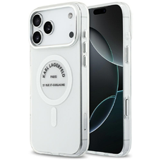 iPhone 17 Pro Max Karl Lagerfeld IML Karl RSG Logo MagSafe tok Átlátszó